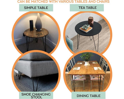 Hairpin Leg Table 12-Inch