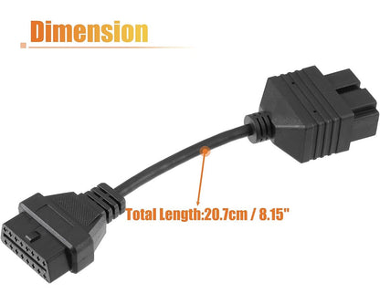 KIA OBD Adapter 20Pin To OBD2 16PIN Cable