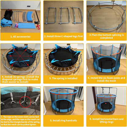 Mini Kids Trampoline 1.2M