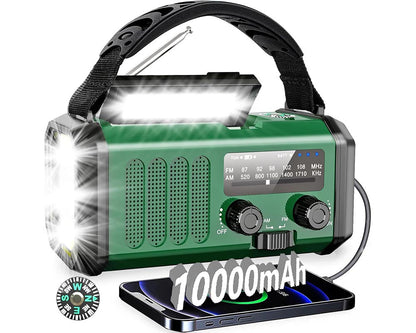 Radio with builtin compass