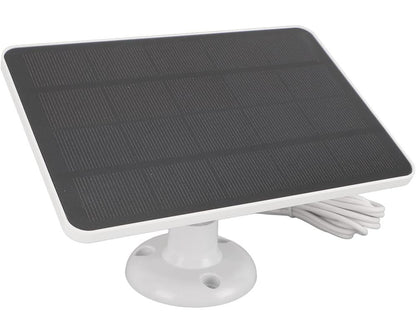Solar panel for security devices