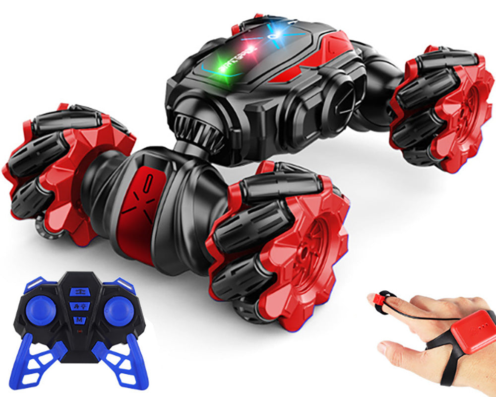 Red color RC stunt car