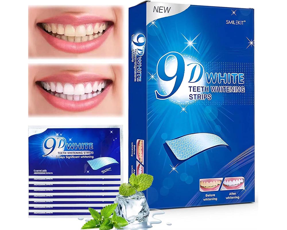 Bright smile after use