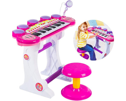 Keyboard with volume and tempo control