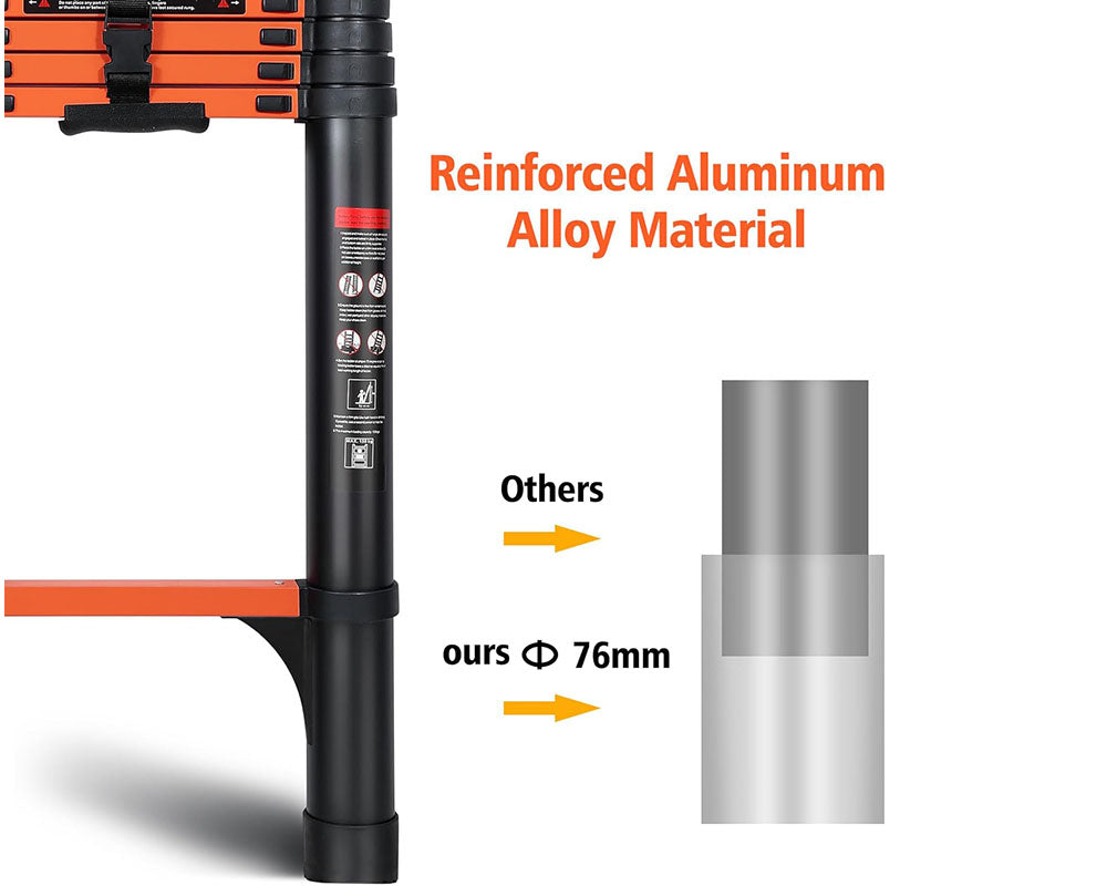 Telescopic Ladder 4.4m Aluminium Telescoping