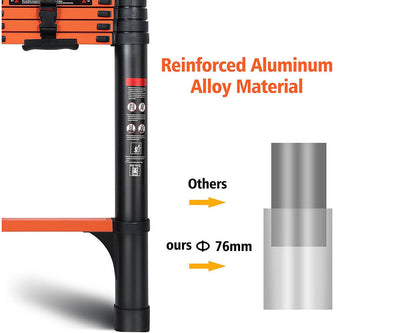 Telescopic Ladder 4.4m Aluminium Telescoping