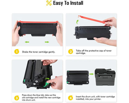 Compatible Brother TN760 TN-760 TN-730 MFC-L2710DW HL-L2395DW MFC-L2750DW DCP-L2550DW L2370DW L2390DW Cartridge Black