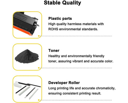 Compatible Brother TN760 TN-760 TN-730 MFC-L2710DW HL-L2395DW MFC-L2750DW DCP-L2550DW L2370DW L2390DW Cartridge Black