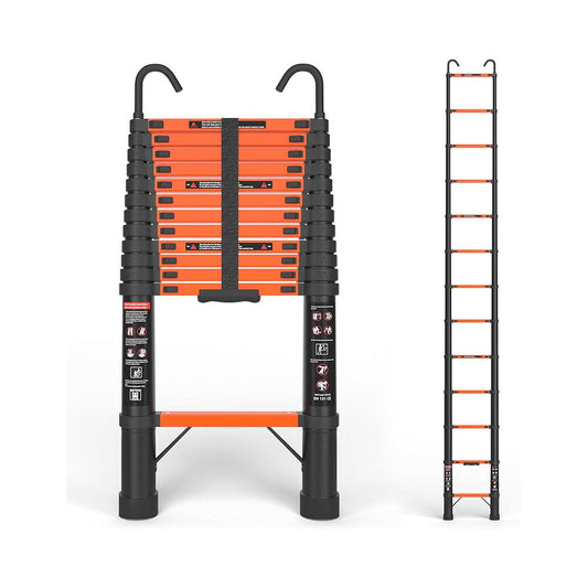 Telescopic Ladder 3.8m Aluminium Telescoping