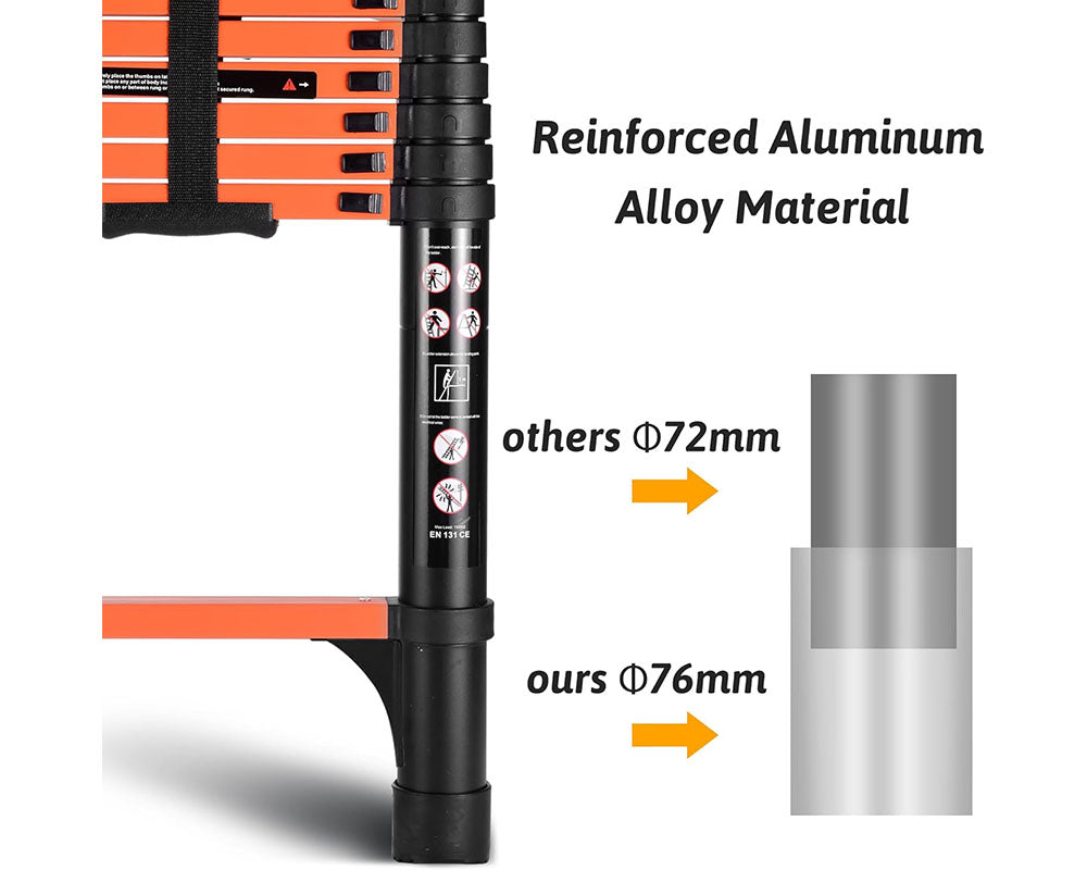 Telescopic Ladder 5m Aluminium Telescoping