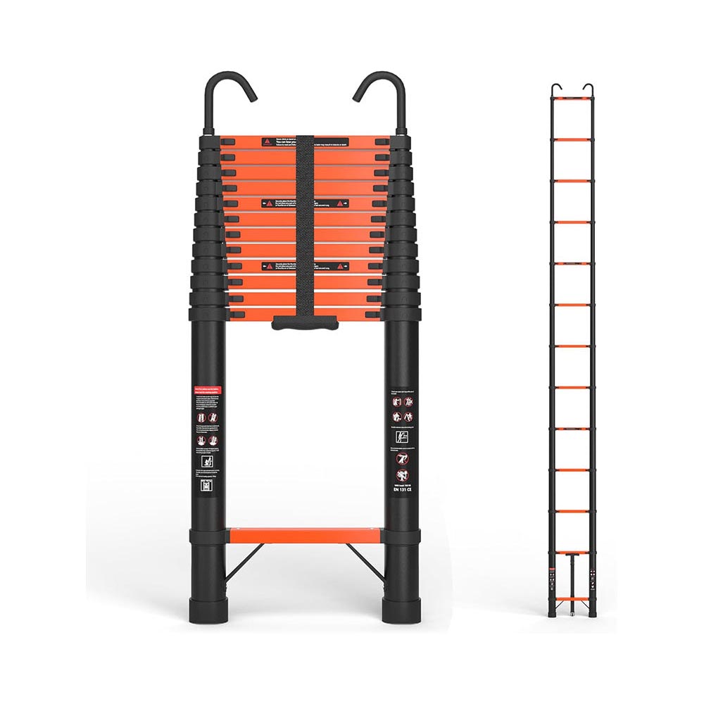 5.0M Telescoping Ladder with Hooks