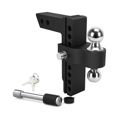 adjustable trailer hitch mount