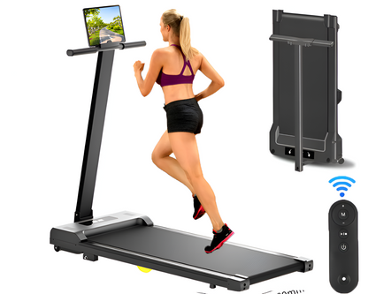 2.5HP Foldable Walking Treadmill Exercise Flat Treadmill