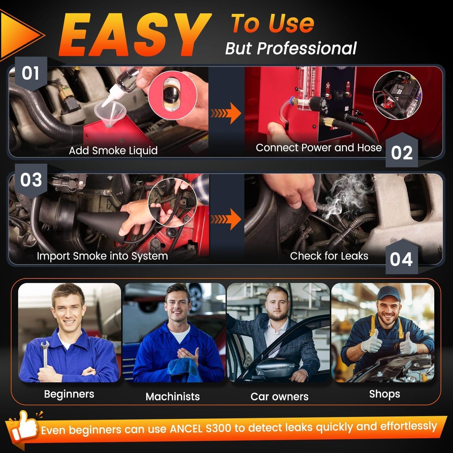 Leak detection in car system