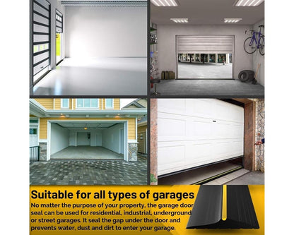 garage door seal installed