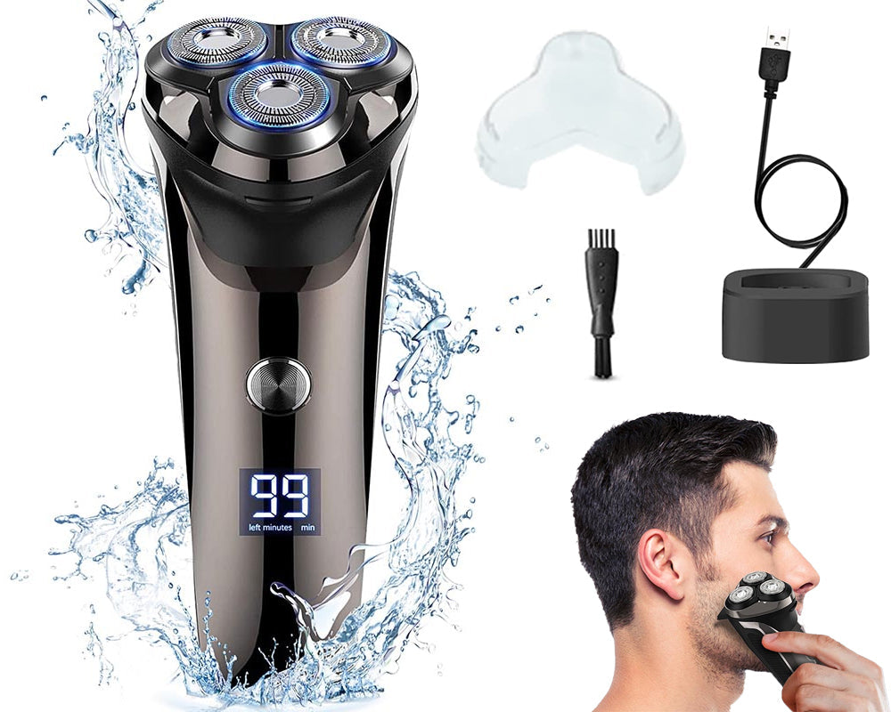 electric shaver with safety lock