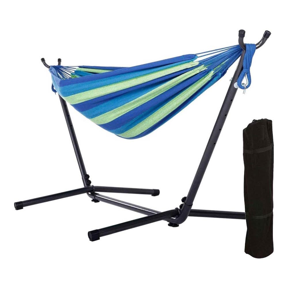 Hammock Chair Blue with Stand