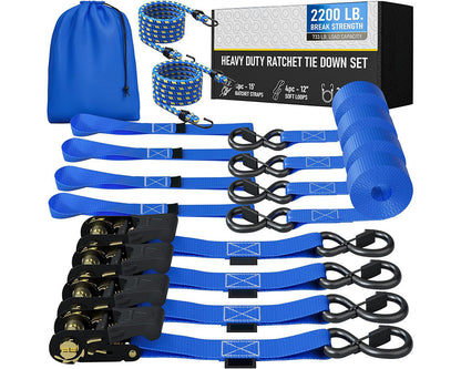 Heavy duty tie down straps