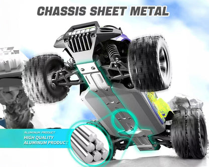 RC Car 4WD Monster Truck Off-Road Vehicle Remote Control Crawler