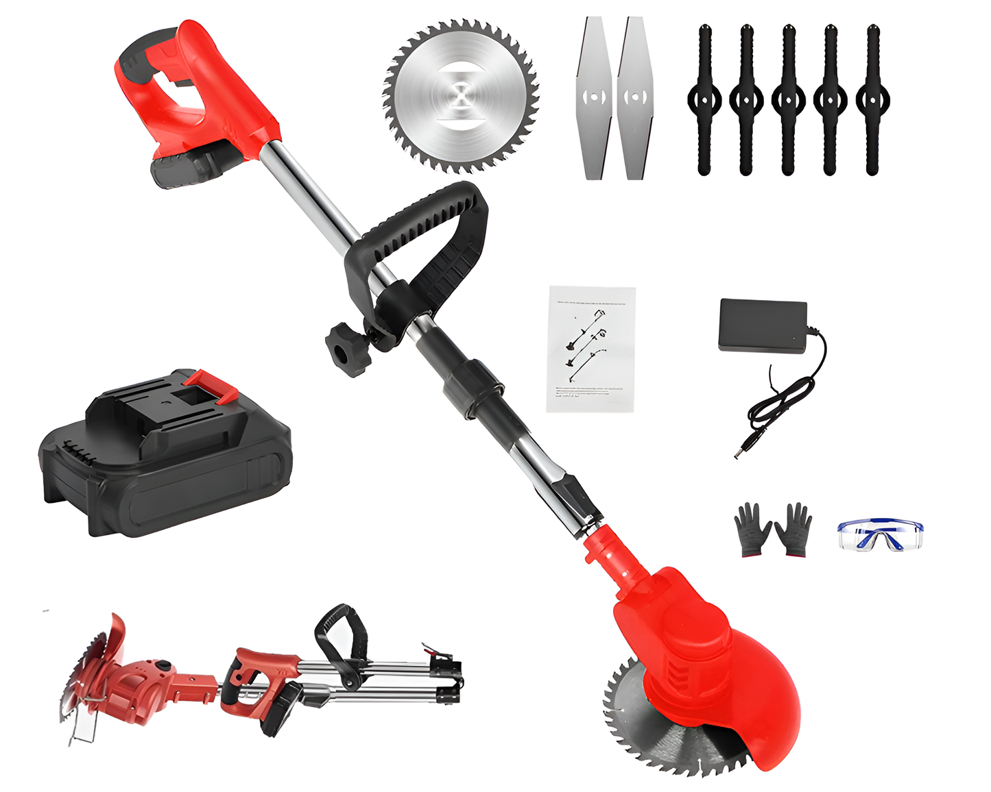 Adjustable telescopic handle trimmer