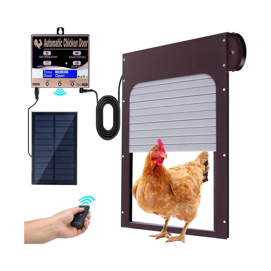 Solar-Powered Automatic Chicken Coop Door