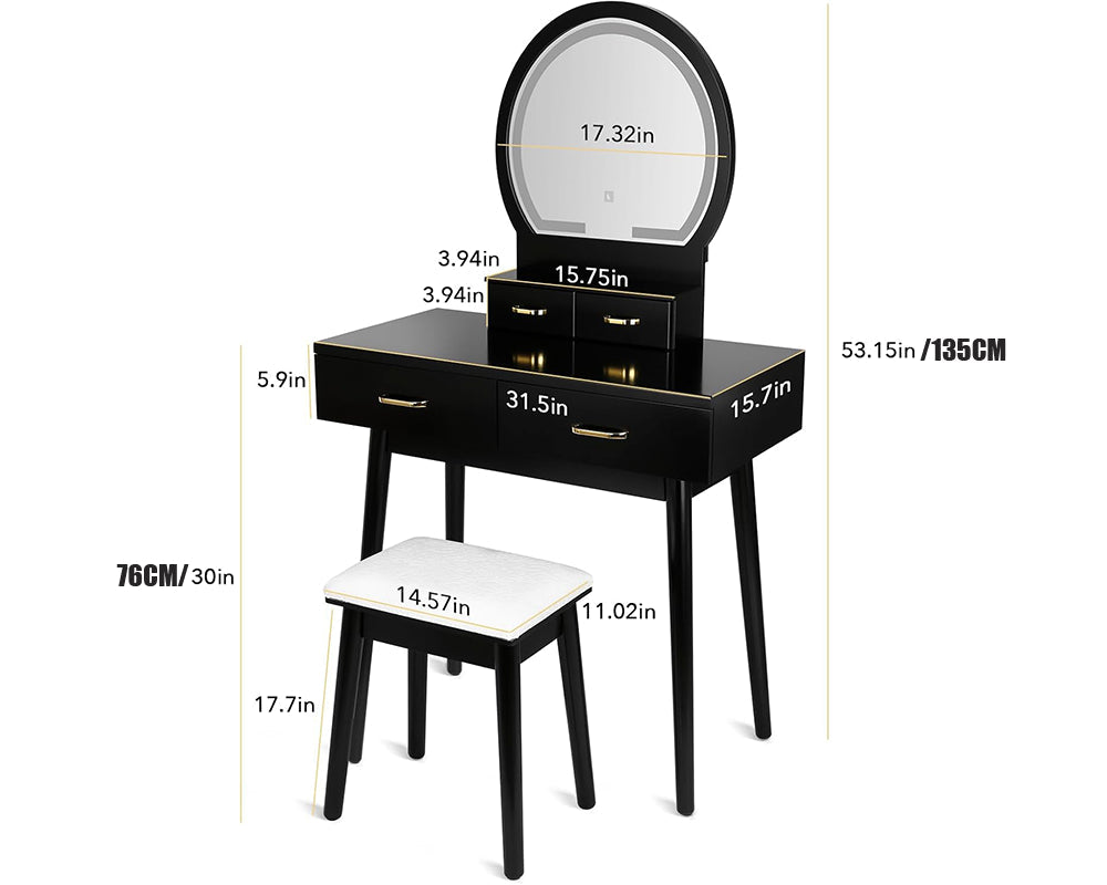 Dressing Table with Mirror