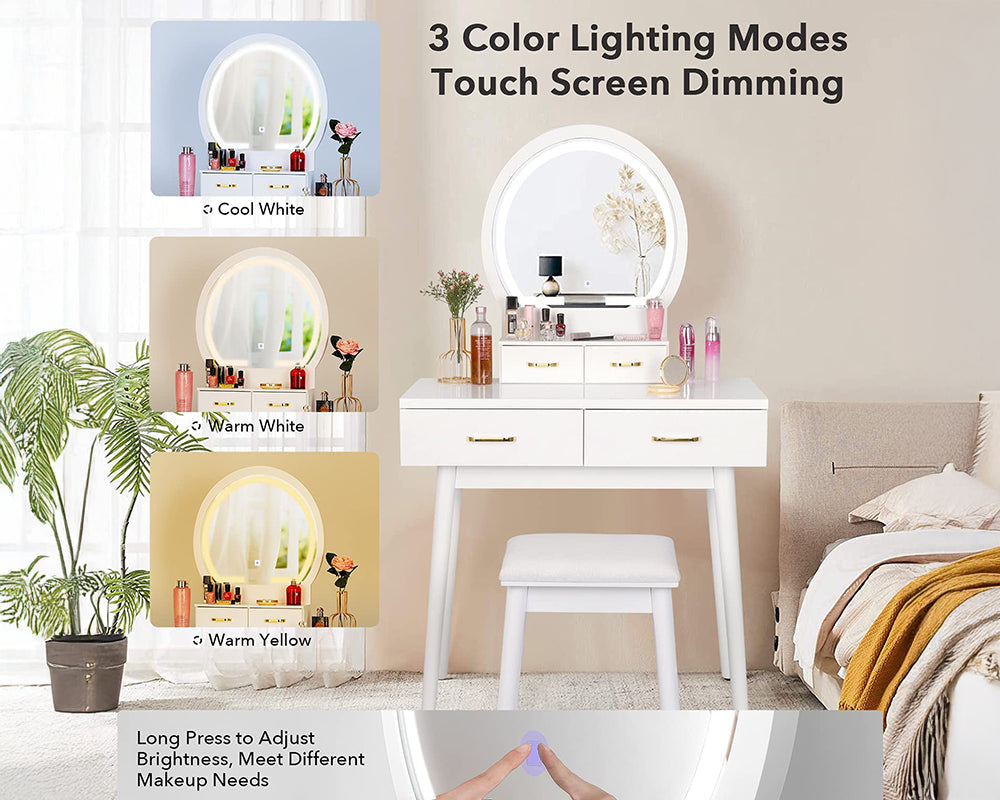 Dressing Table with Mirror