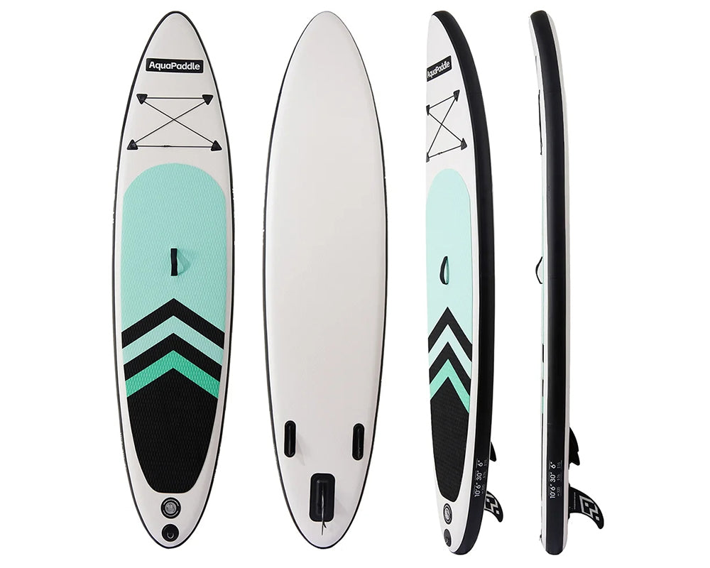 Detachable fins on paddle board
