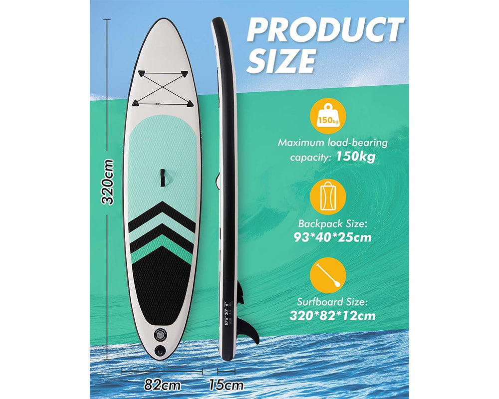Paddle board on lake