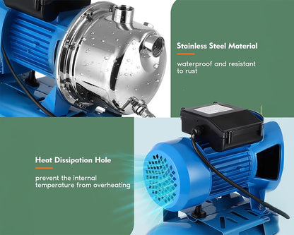 1.6HP Pressure Tank Booster Pump