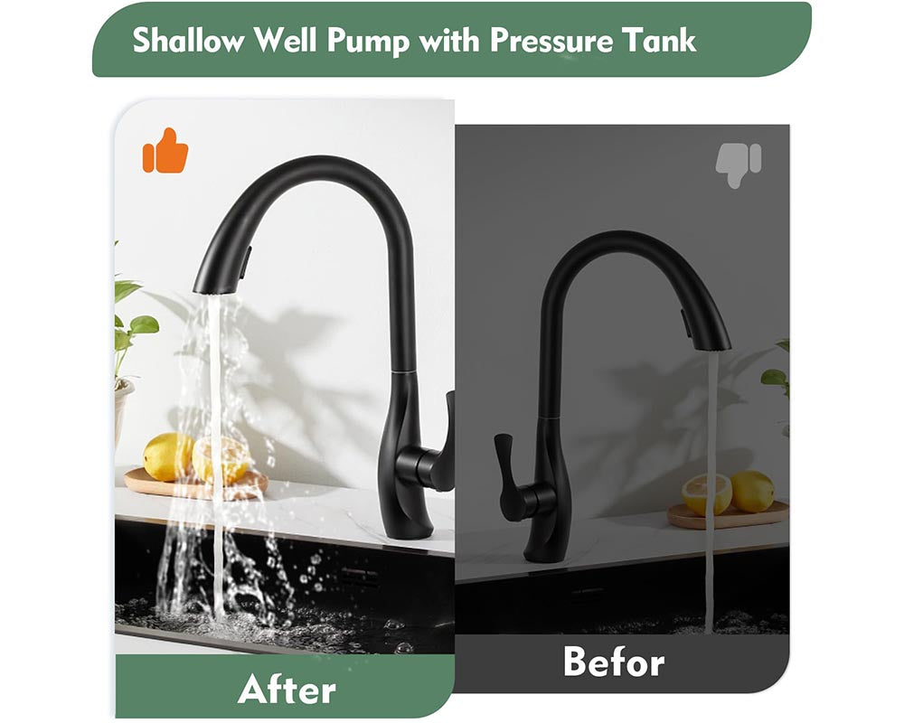 1.6HP Pressure Tank Booster Pump