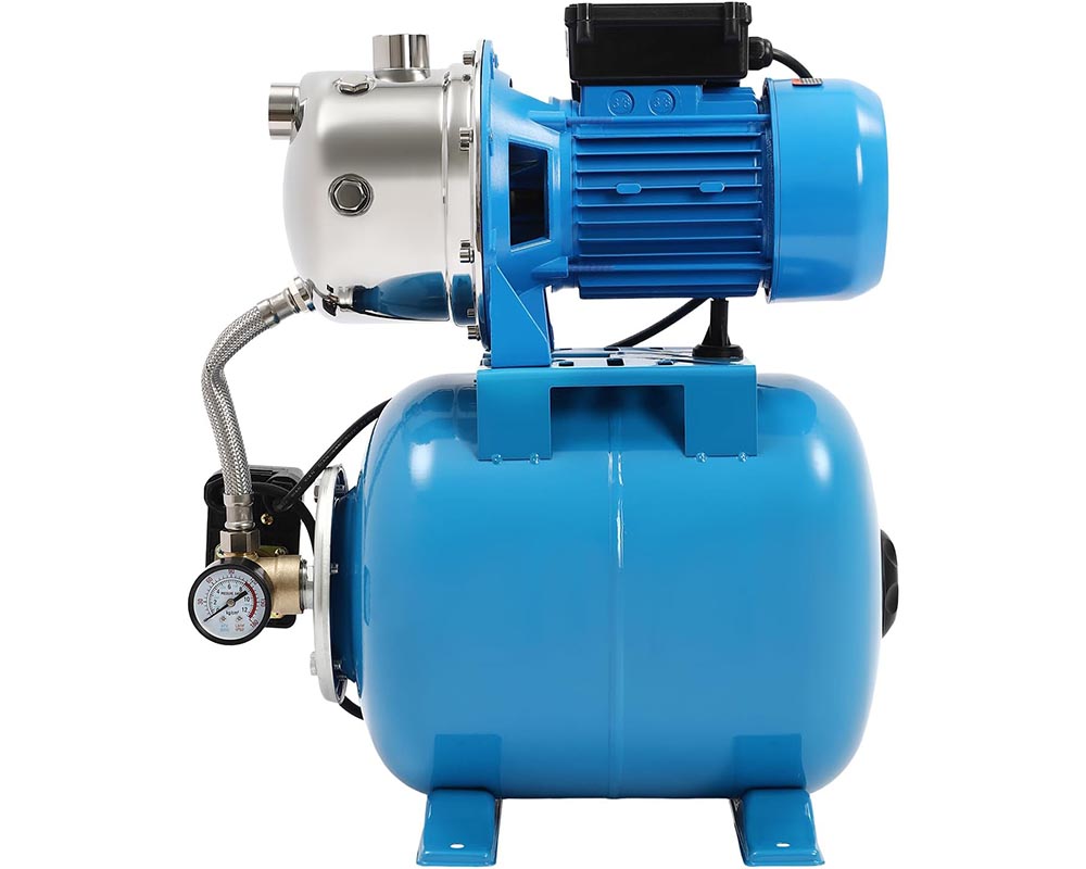 Water booster pump close up