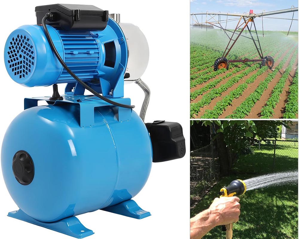 Water Booster Jet Pump with Pressure Tank