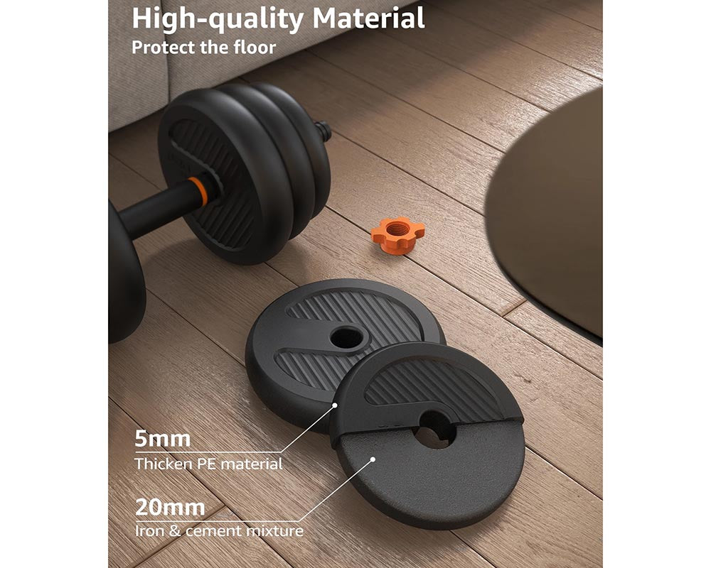 Adjustable Dumbbells 6 In 1 20 Kg