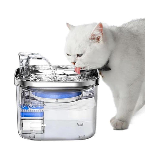 Pet water fountain full view