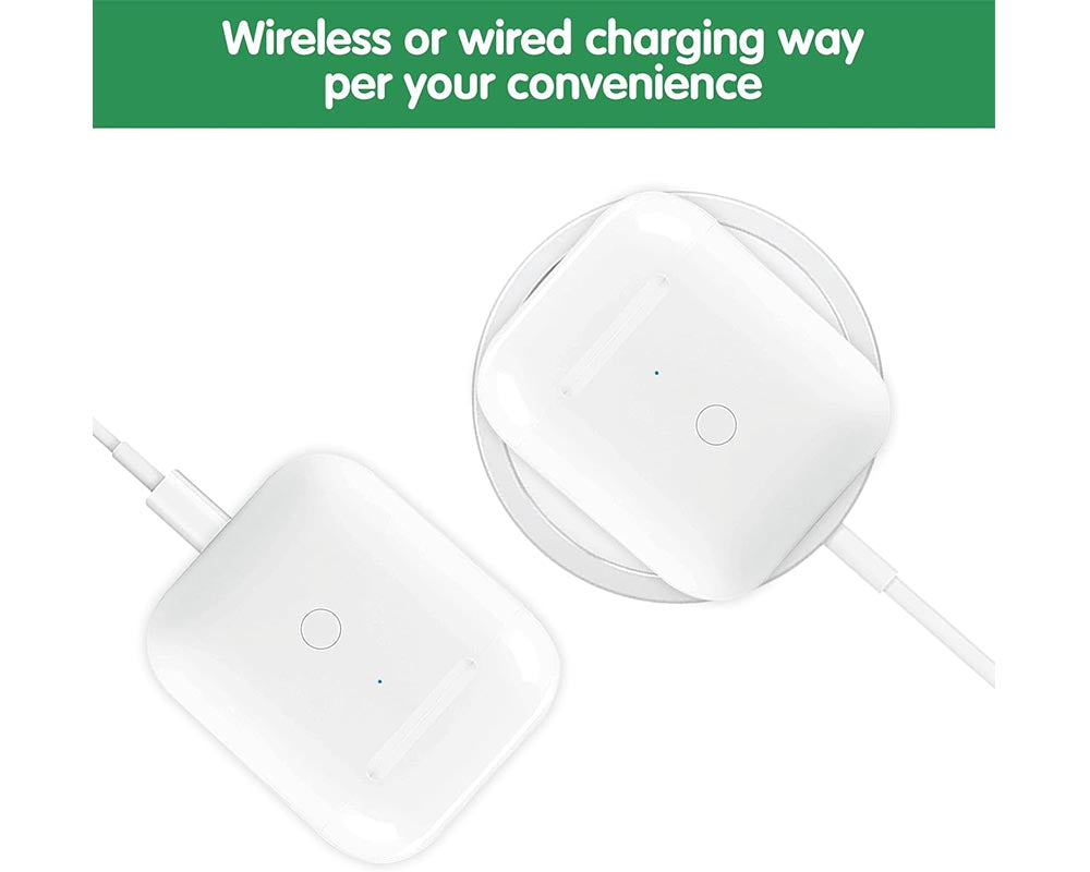 Replacement Wireless Charging Case for AirPods 1 & AirPods 2