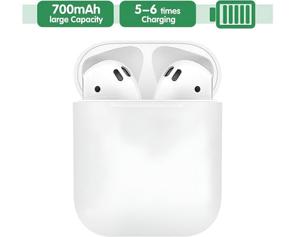 Replacement Wireless Charging Case for AirPods 1 & 2 – 700mAh Qi