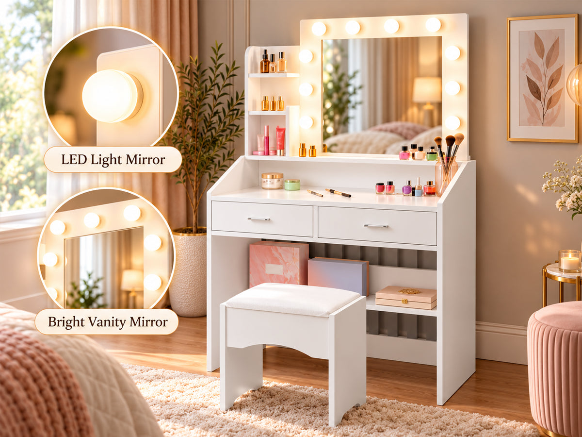 Dressing Table With Mirror