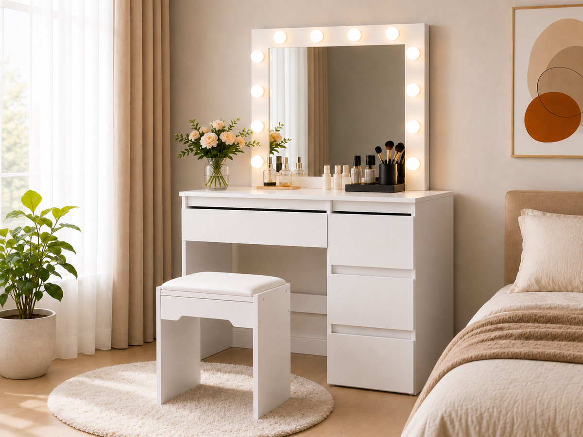 Dressing Table With Mirror