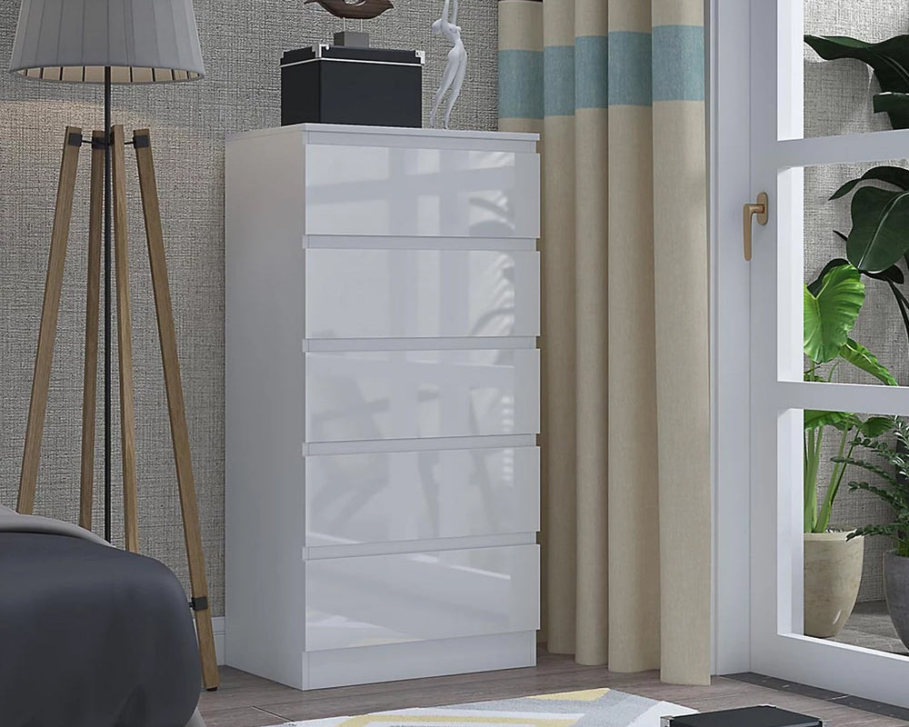 5 Drawers Slim Tallboy