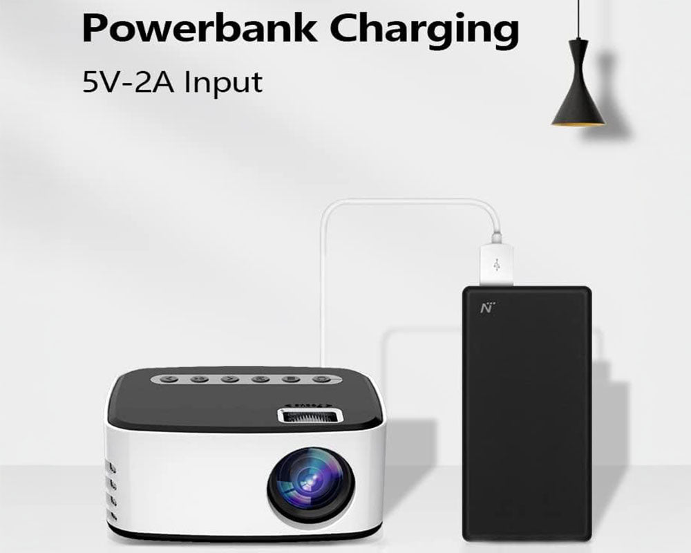 Portable HD 1080P Projector with WiFi