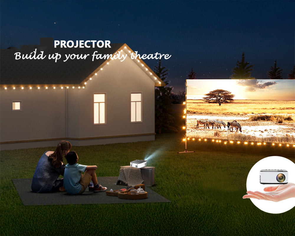 Portable HD 1080P Projector with WiFi