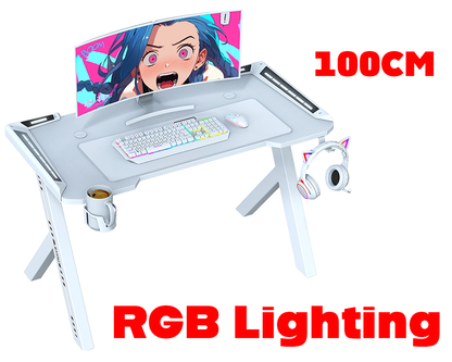 Gaming Desk with RGB LED Lights