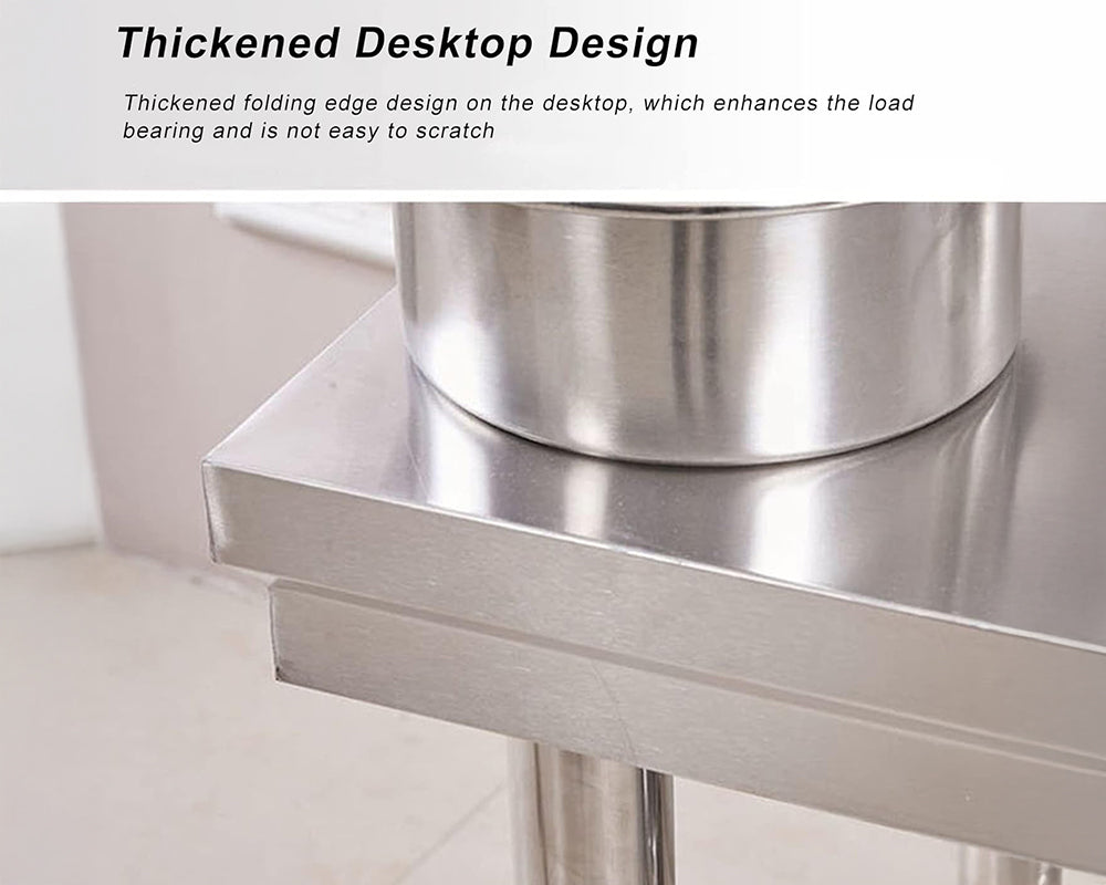 Steel Bench Stainless Steel Kitchen Work Table