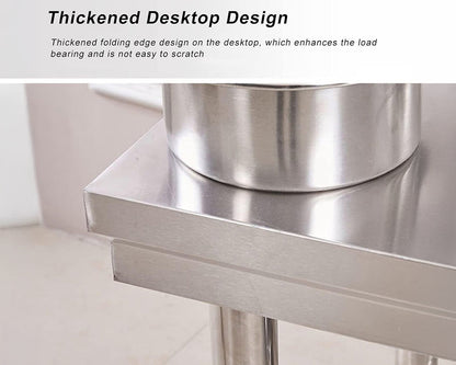 Steel Bench Stainless Steel Kitchen Work Table