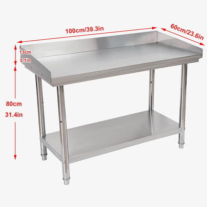 Steel Bench Stainless Steel Kitchen Work Table
