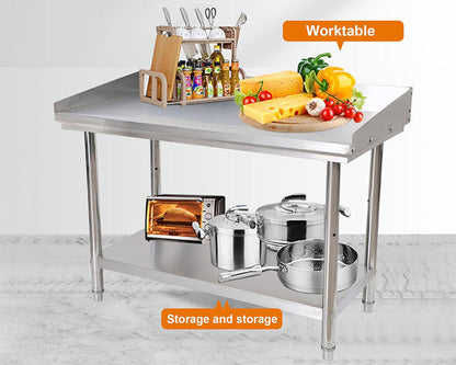 Steel Bench Stainless Steel Kitchen Work Table