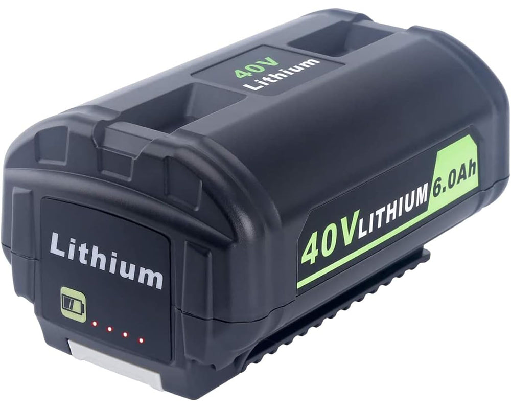 Ryobi battery close up image