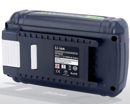 Ryobi 40V Battery 6Ah Battery Replacement Compatible