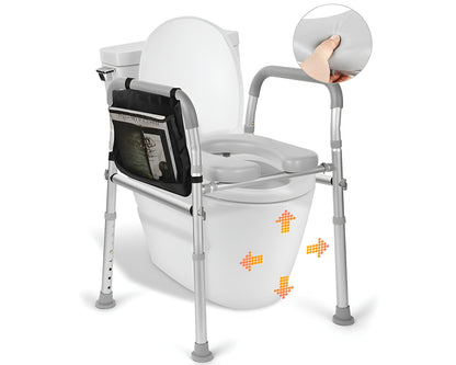 Adjustable Raised Toilet Seat